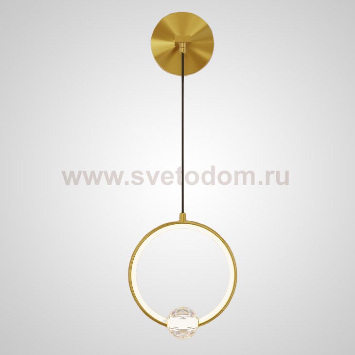 Настенный светильник LUANA WALL Brass ImperiumLoft 212037-23