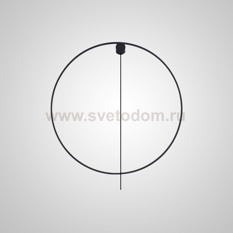 Настенный светильник WILD RING B D30 Black ImperiumLoft 212048-23