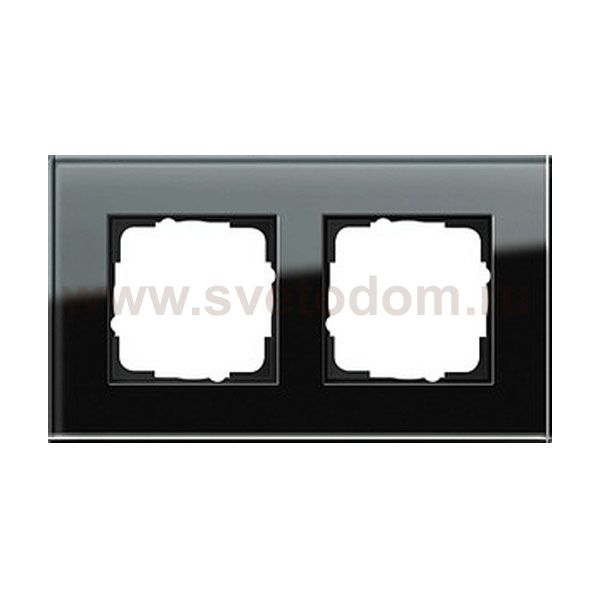 Gira ESP Черное стекло Рамка 2-ая (G21205)