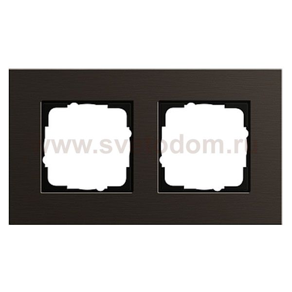 Gira ESP Коричневый анодированный алюминий Рамка 2-ая (G212127)