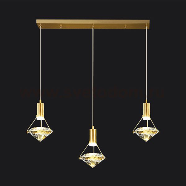 Подвесной светильник GLASGOW MORE L3 Планка ImperiumLoft 212158-23