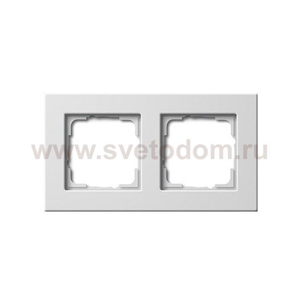 Gira E22 Бел Рамка 2-ая для установки заподлицо (G212204)