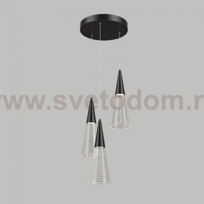 Подвесной светильник MANDORA L3 Black Диск ImperiumLoft 212207-23