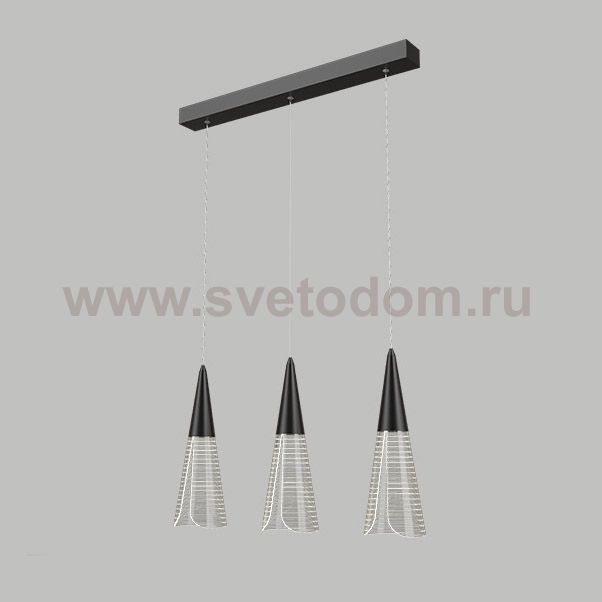 Подвесной светильник MANDORA L3 Black Планка ImperiumLoft 212208-23
