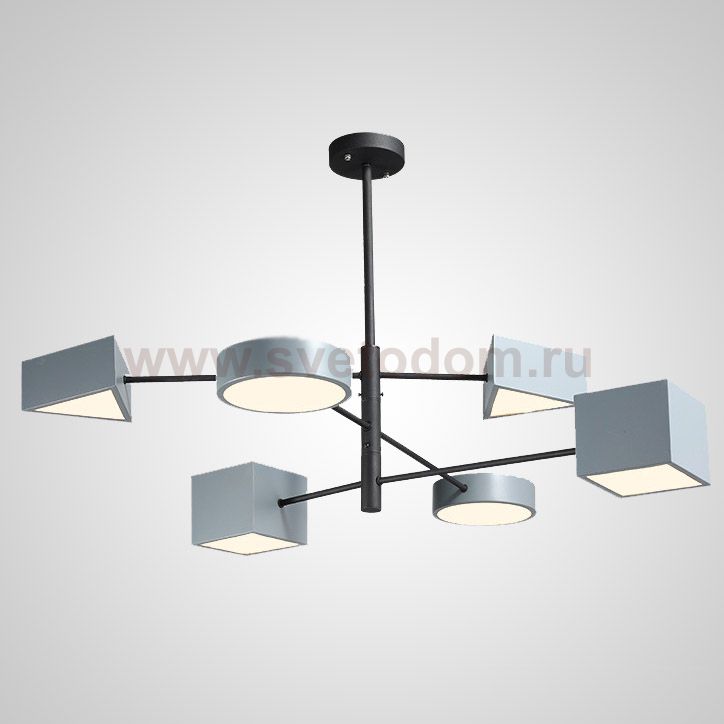 Светодиодная люстра DENIZA L6 Gray ImperiumLoft 212222-26