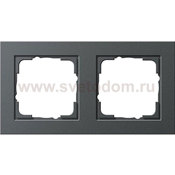 Gira E2 Антрацит Рамка 2-ая (G21223)
