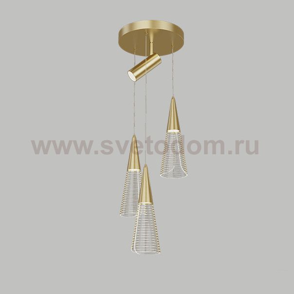 Подвесной светильник MANDORA B L4 Brass ImperiumLoft 212252-23