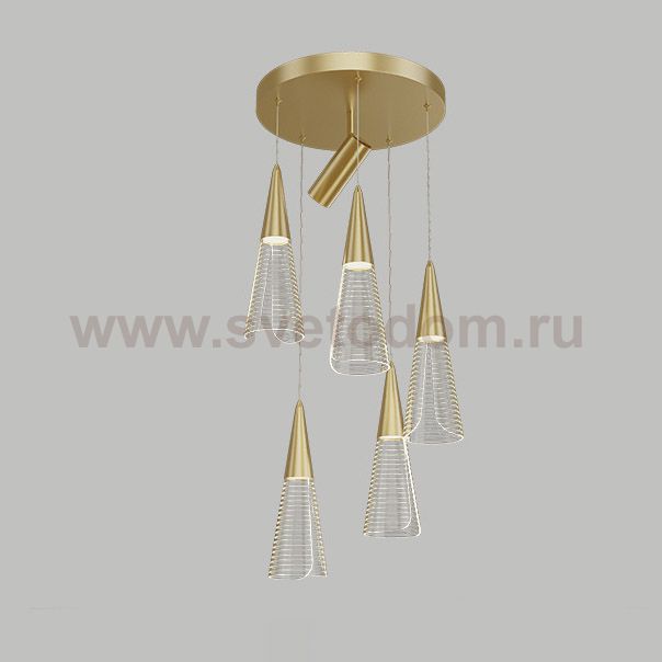 Подвесной светильник MANDORA B L6 Brass ImperiumLoft 212256-23