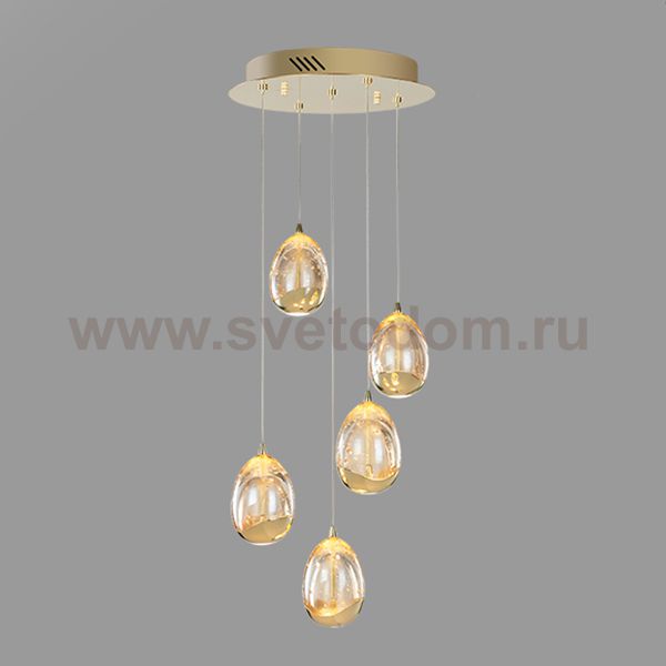 Подвесной светильник LENITA MORE L5 Gold ImperiumLoft 212298-23