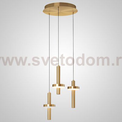Подвесной светильник FALKA MORE A Gold Диск ImperiumLoft 212304-23