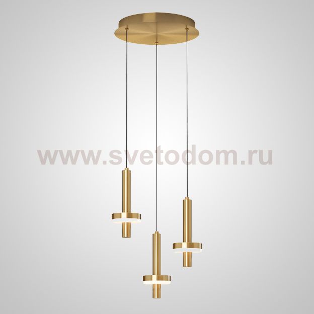 Подвесной светильник FALKA MORE B Gold Диск ImperiumLoft 212305-23