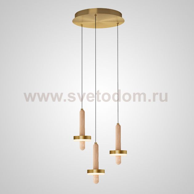 Подвесной светильник FALKA MORE B Brown Диск ImperiumLoft 212306-23