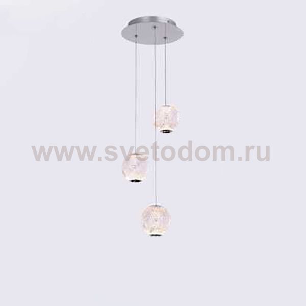 Подвесной светильник STORMS MORE L3 Chrome Диск ImperiumLoft 212322-23