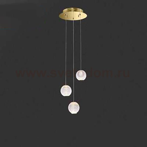 Подвесной светильник STORMS MORE L3 Gold Диск ImperiumLoft 212323-23