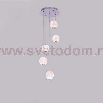 Подвесной светильник STORMS MORE L5 Chrome Диск ImperiumLoft 212329-23