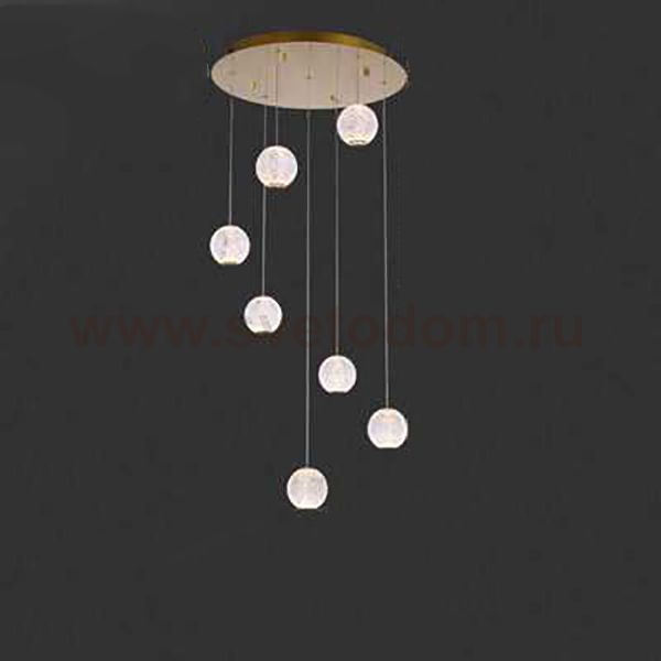 Подвесной светильник STORMS MORE L7 Gold Диск ImperiumLoft 212331-23