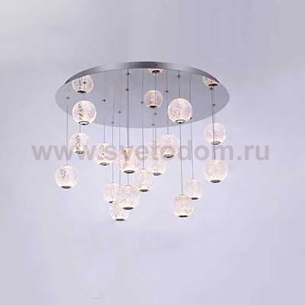 Подвесной светильник STORMS MORE L17 Chrome Диск ImperiumLoft 212334-23