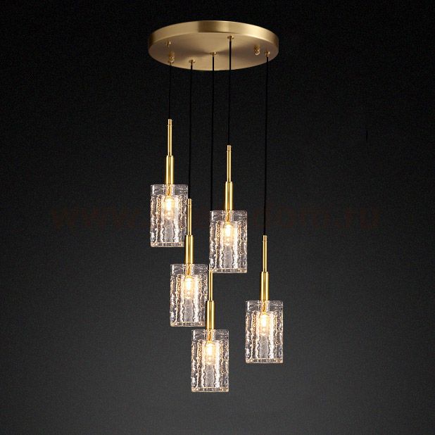 Подвесной светильник VALDIS MORE L5 Диск ImperiumLoft 212343-23