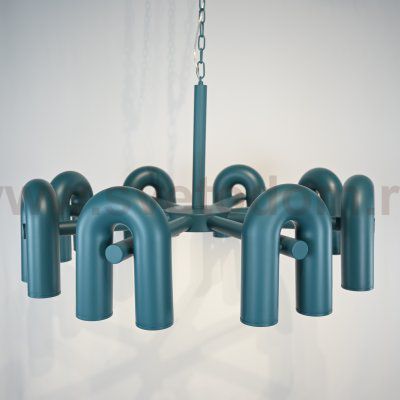 Подвесная люстра FANNY 16 Green ImperiumLoft 212349-23