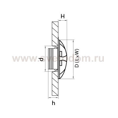 Светильник точечный встраиваемый диодный Lightstar 212374 Lumina