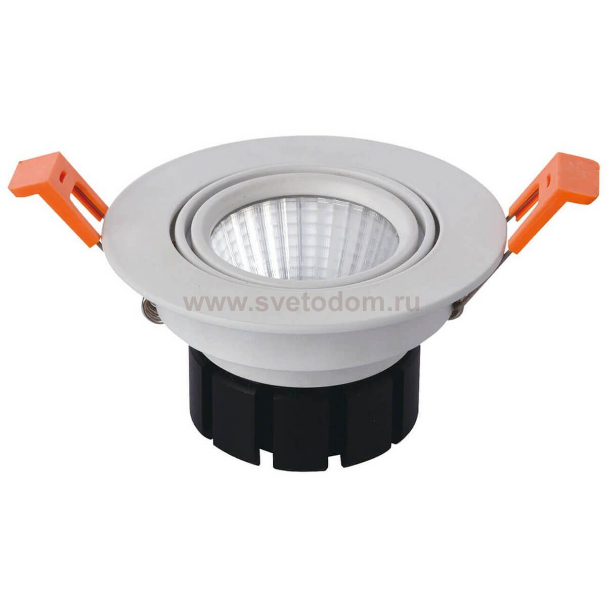 Светильник встраиваемый белый d8,5 h5 Led 5W (4000K) Kink light 2123