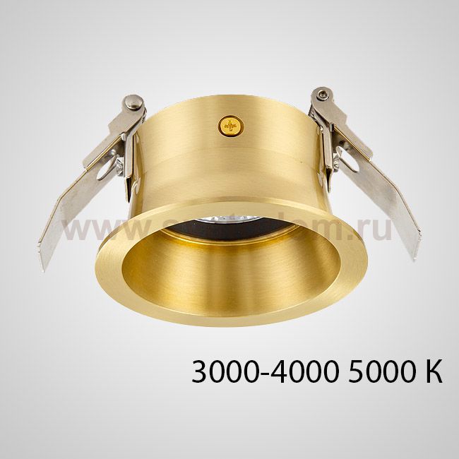 Точечный светильник CALL D9 Brass Трехцветный свет ImperiumLoft 212406-23