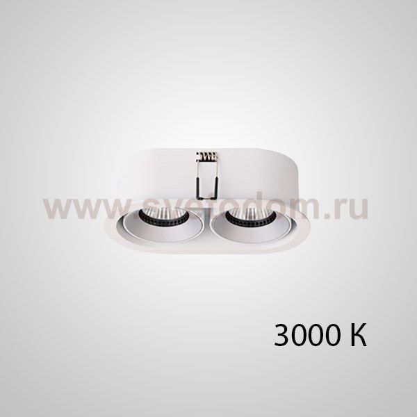 Точечный светильник REXTON B L2 Grey White 3000 К ImperiumLoft 212480-23