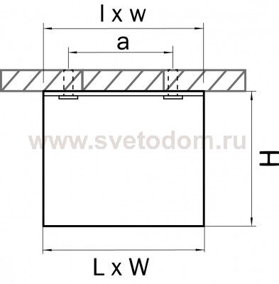 Светильник точечный накладной Lightstar 212519 Monocco