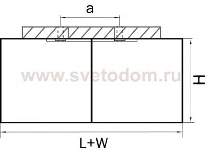 Светильник точечный накладной Lightstar 212527 Monocco