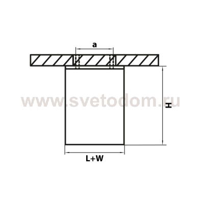 Светильник точечный накладной Lightstar 212536 Monocco