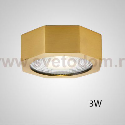 Точечный светильник MAUD D10 Brass 3W ImperiumLoft 212563-23