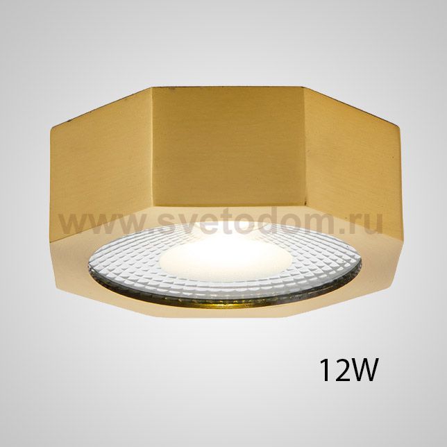 Точечный светильник MAUD D12 Brass 12W ImperiumLoft 212575-23