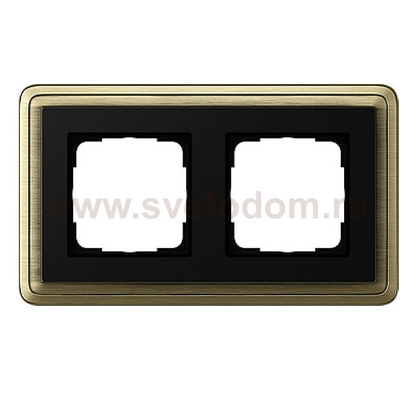 Gira ClassiX Бронза/Черный Рамка 2-ая (G212622)
