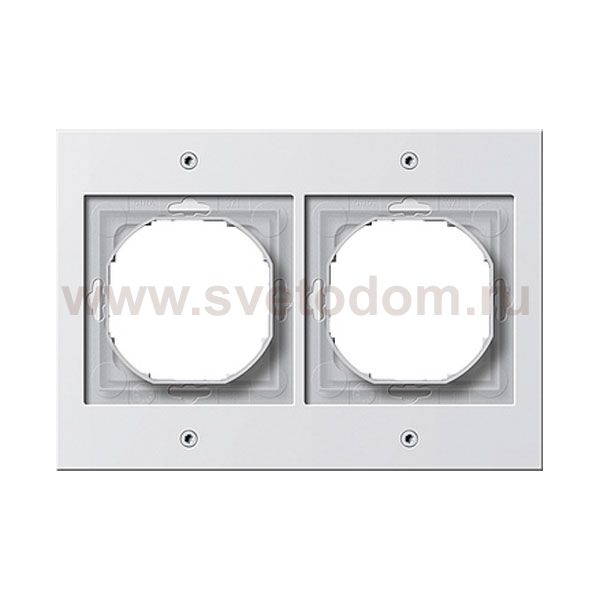 Gira TX-44 Белый Рамка 2-ая (G21266)