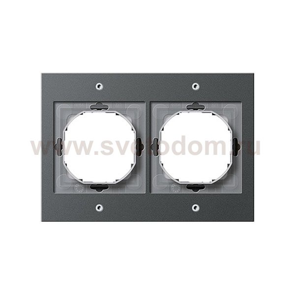 Gira TX-44 Антрацит Рамка 2-ая (G21267)