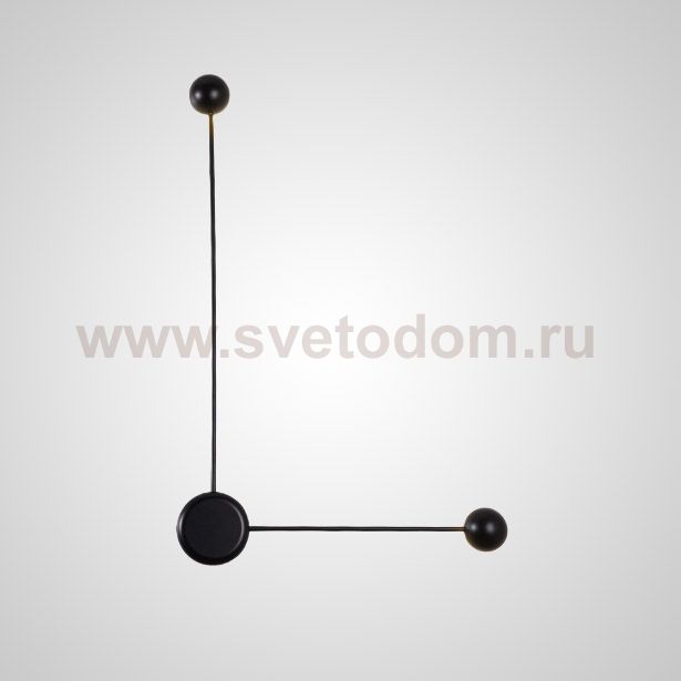 Бра Pin Wall Light C Black ImperiumLoft 212750-22