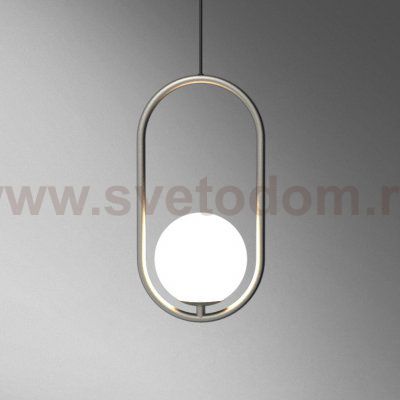 Подвесной светильник Matthew McCormick hoop 40 Chrome MILA Pendant ImperiumLoft 212753-22