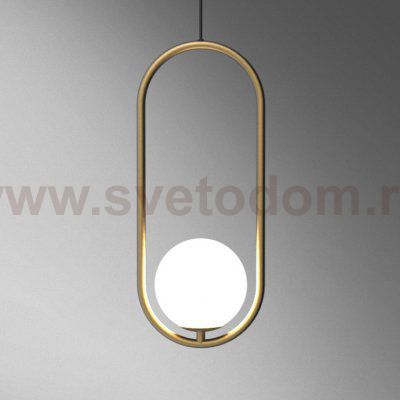 Подвесной светильник Matthew McCormick hoop 40 Chrome MILA Pendant ImperiumLoft 212753-22