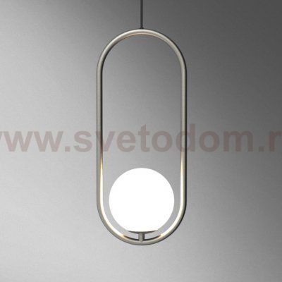 Подвесной светильник Matthew McCormick hoop 40 Chrome MILA Pendant ImperiumLoft 212753-22