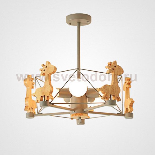 Потолочная люстра GIRAFFE Crystal Grey ImperiumLoft 212759-26