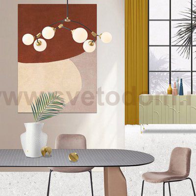 Подвесная люстра VINE L8 ImperiumLoft 212766-26