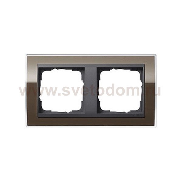 Gira EV CL Коричневый/антрацит Рамка 2-ая (G212768)