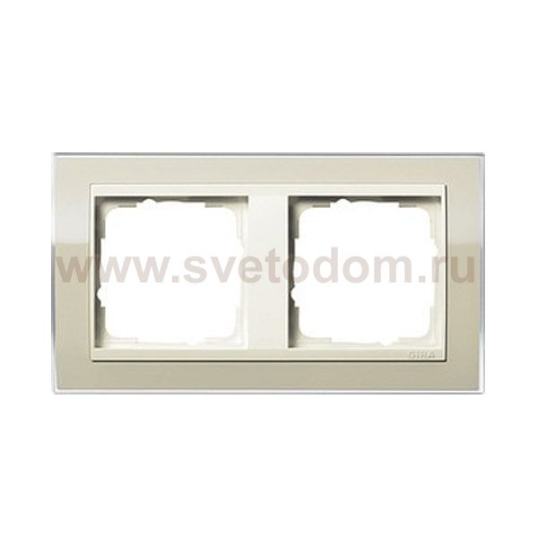 Gira EV CL Песочный/Крем глянц Рамка 2-ая (G212771)