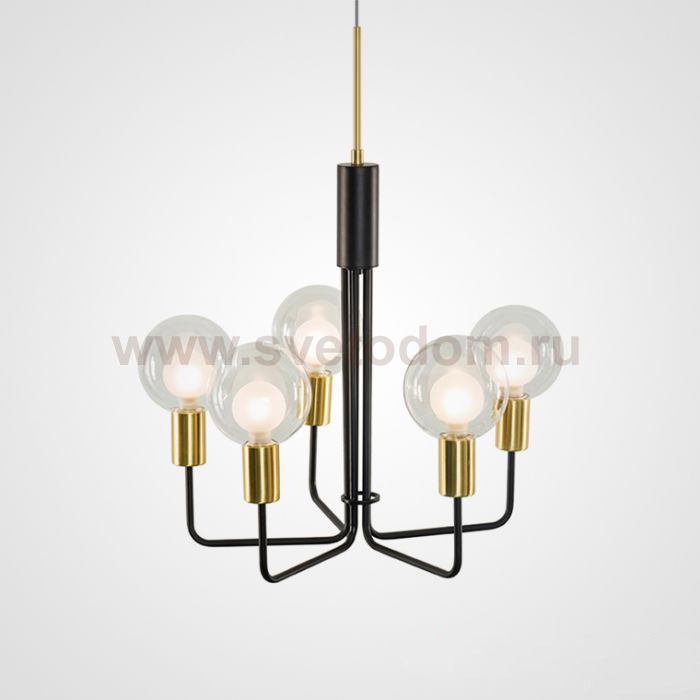 Подвесная люстра PEARL L5 Transparent ImperiumLoft 212773-26