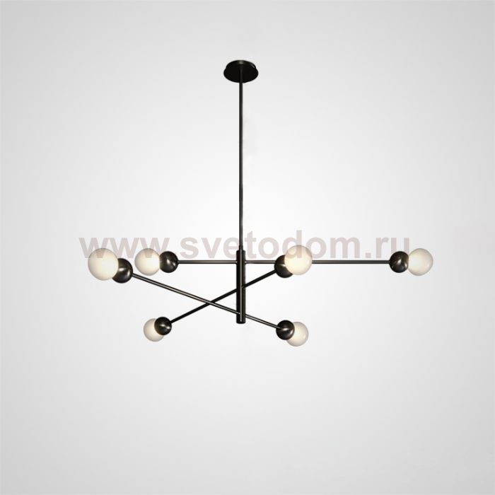 Люстра на штанге SALME L6 B Black ImperiumLoft 212779-26