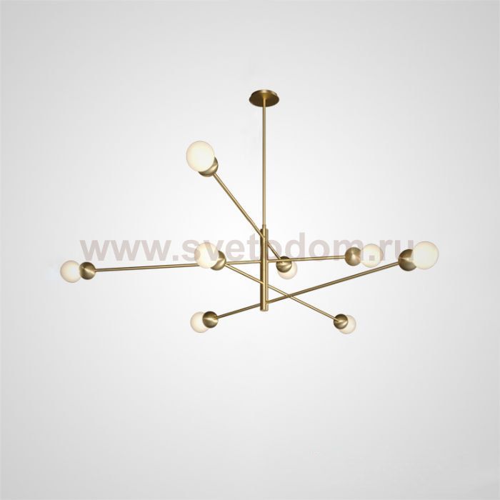 Люстра на штанге SALME L8 A Gold ImperiumLoft 212784-26