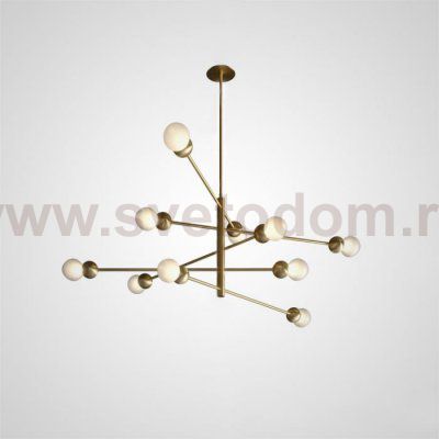 Люстра на штанге SALME L10 A Gold ImperiumLoft 212785-26