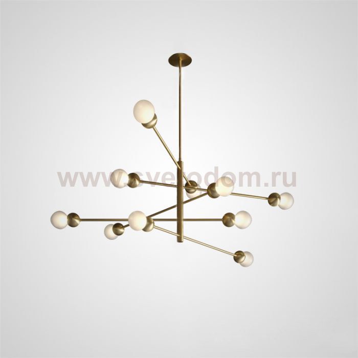 Люстра на штанге SALME L10 B Gold ImperiumLoft 212786-26