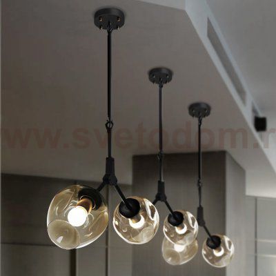 Подвесной светильник ADEL-ONE L1 Green Black ImperiumLoft 212798-26