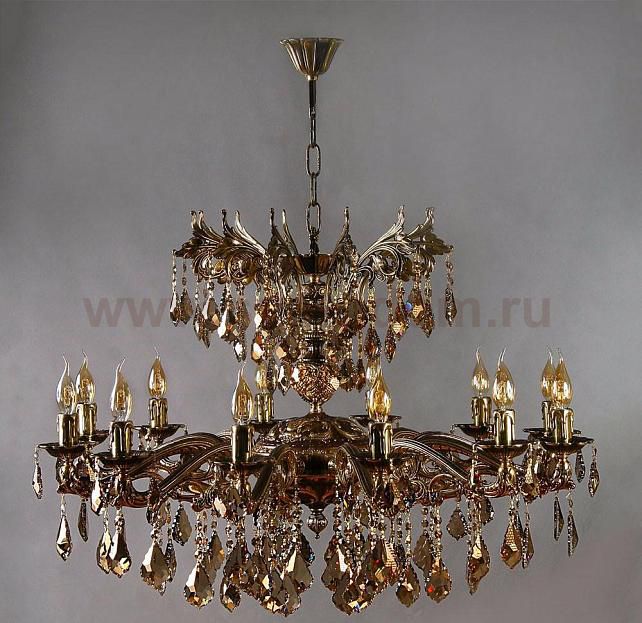 Люстра Ambiente 2128/12+12 PB New Leaf